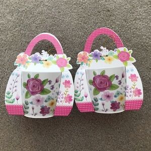 Two Floral Mugs